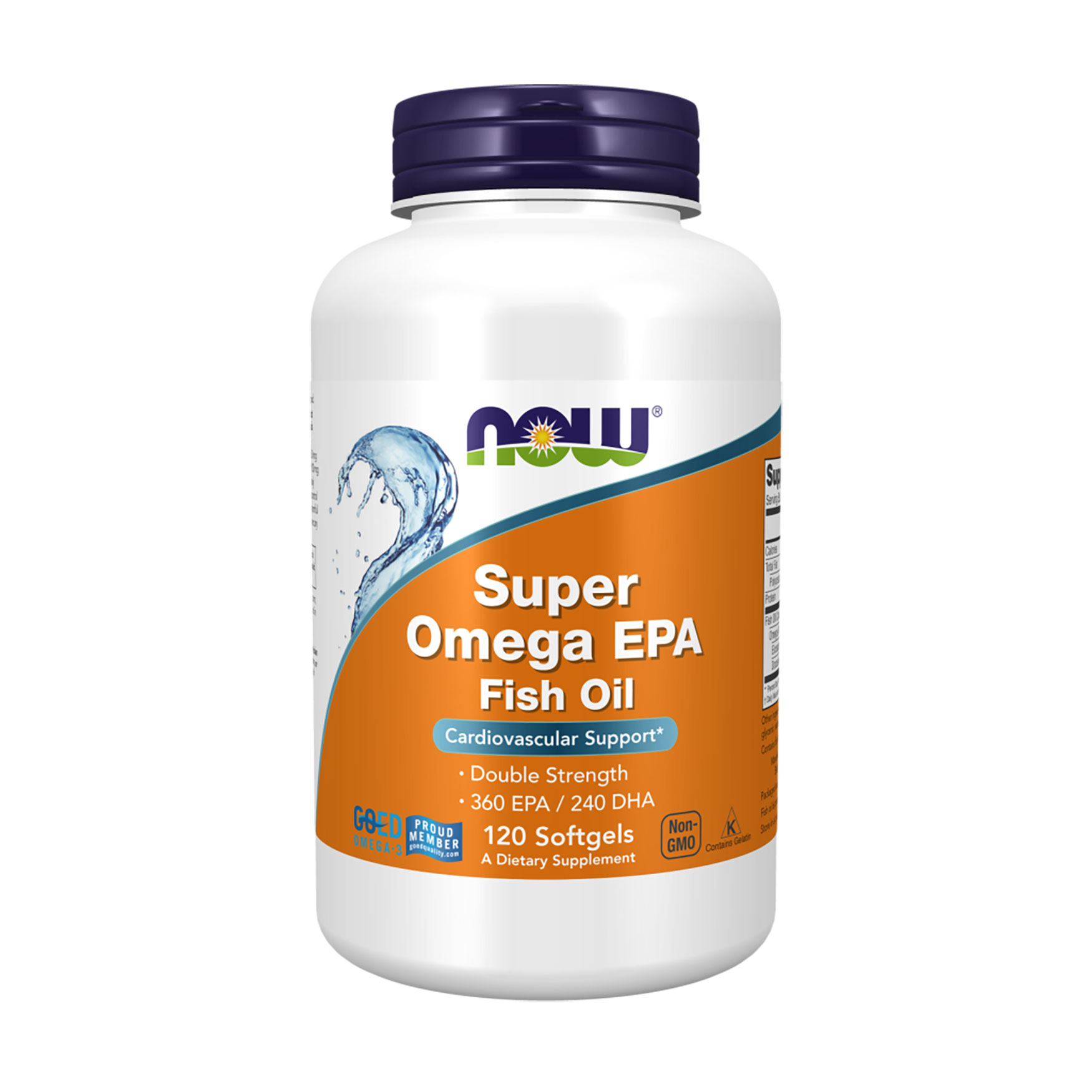Супер Омега ЕПК NOW Foods Super Omega EPA 1200 мг, 120 желатинових капсул